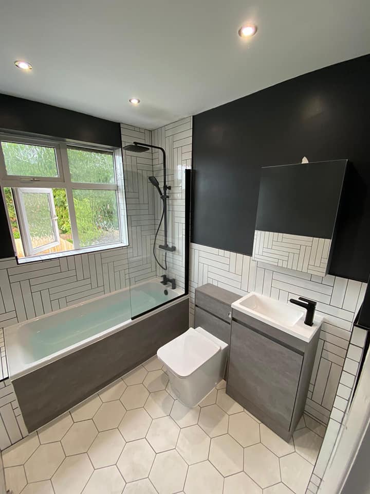 Concrete Cloakroom Vanity Unit