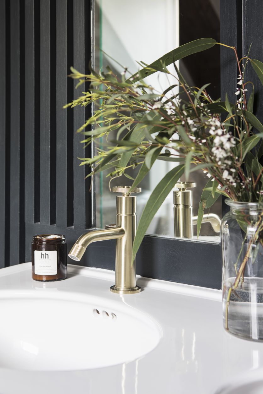 Urban Brushed Gold Basin Mixer Tap