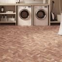Sofia Matt Caldera Herringbone Tile 600x400mm