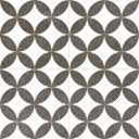 Ripley Black & White Pattern Ceramic Tile 450x450mm