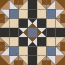 Vincent Multicolour Matt Ceramic Tile 450x450mm