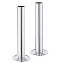 Chrome Pipe Sleeve Kit 130mm