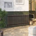 Clement Raw Metal Triple Horizontal Column Radiator - 600x1370mm