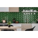 Metro Green Ceramic Brick Tile 100x200mm