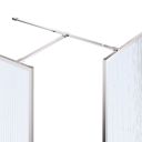 Amien Chrome Shower Screen T-Junction Support Bar Extension