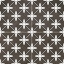 Potton Black Pattern Ceramic Tile 450x450mm