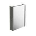 Winslow Grey Ash Single Mirrored Bathroom Cabinet 600x800mm
