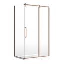 Ryland Brushed Bronze Shower Side Panel