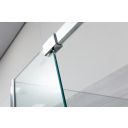 Lorenz Chrome Fixed L-Shape Bath Screen