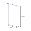 Tongue & Groove Waterproof Shower Wall Panel