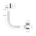 Overflow Bath Filler Spec Drawing