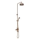 Downton Bright Copper Exposed Valve Shower Pack