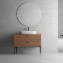 Houston Matt Grey Ceramic Tile 1200x400mm