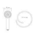 Aqualisa Zorin Smart Digital Shower Exposed with Adjustable Head Gravity Pumped