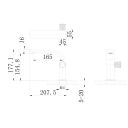 Manisa Gunmetal Basin Mono Tap Dimensions