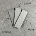 Borneo Soft Grey Matt Porcelain Tile 65x200mm