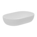 Tempest Matt White Stone Countertop Basin