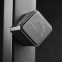 Flint Gunmetal Basin Mono Tap Knulred Dial Closeup