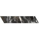 Salerno Black Matt Marble Chevron Tile 80x400mm