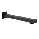 Square Shower Arm – Matt Black