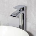 Tear Chrome Tall Basin Mixer Tap - Lifestyle image