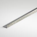 Tileasy Silver Glitter 10mm Straight Metal Tile Trim