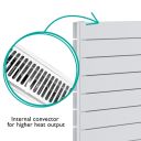 Delton White Horizontal Convector Radiator - 600x600mm