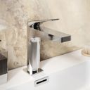 Riven Chrome Basin Mono Tap & Waste