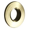 Brushed Gold Round Basin Overflow Cover