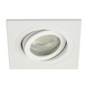Leo White Tiltable Square Downlight