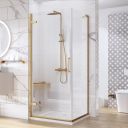 Lanka Brushed Gold Shower Side Panel