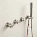 Manisa Brushed Nickel Dual Outlet