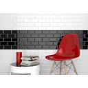 Metro Black Ceramic Brick Tile 100x200mm