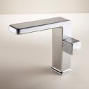 Soft front view of the Flint Chrome Basin Mixer Tap