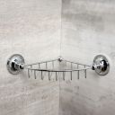 Cambridge Chrome Wire Corner Soap Basket