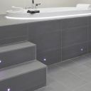 Monarch Dark Grey Gloss Tile 600x600mm