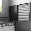 Tileasy Square 12mm Textured Anthracite Tile Trim