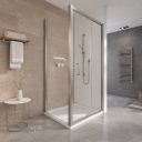 Fabio Brushed Nickel Shower Side Panel