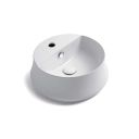 Melfi White Round Countertop Basin
