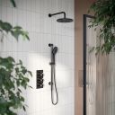 Moray Gunmetal Concealed Valve Shower Pack Roomset