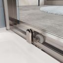 Fabio Gunmetal Sliding Shower Door Quadrant 900x900mm