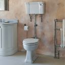 Burlington Traditional Medium Level Toilet with Ceramic Lever