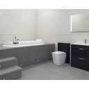 Monarch Dark Grey Gloss Tile 600x600mm