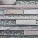 Sicily Glass & Stone Offset Mosaic 300x300mm