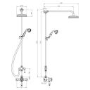 Dual Exposed Shower Valve Kit Inc Diverter Specification