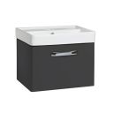 Tavistock Compass Gloss Clay Wall Hung Vanity Unit with Ceramic Basin 600mm