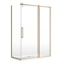 Ryland Brushed Gold Shower Side Panel 900mm