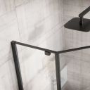 Taylor Black Penta Shower Enclosure 900x900mm