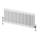 Upton White Triple Horizontal Column Radiator - 400x1010mm