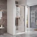 Fabio Chrome Pivot Shower Door
